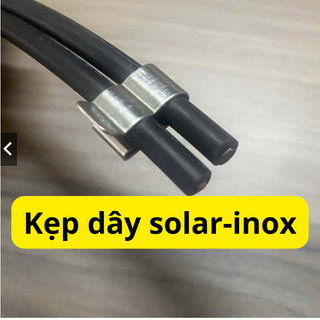 Kẹp dây solar inox 304 - - kẹp giữ dây dc điện mặt trời