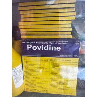 Gạc Povidine Pharmedic 10x10cm dắp vết thương vết phỏng