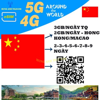 China 4g sim du lịch trung quốc hongkong macao data/ngày tốc độ cao, quét qr code,