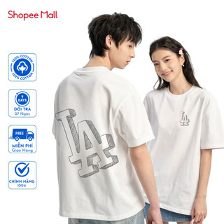  Áo Thun MLB LA Unisex Form rộng tay lỡ 100% Cotton 2 chiều không phai Local Brand - AC337