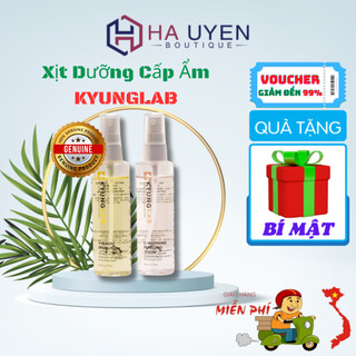 Xịt Dưỡng Cấp Ẩm V-Elastic Sparkling / C-Whitening Sparkling KYUNGLAB, Chống Lão Hóa Da - 80ml [ HÀ UYÊN BOUTIQUE ]