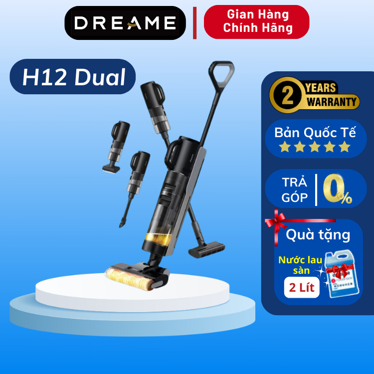 Máy Lau Sàn Hút Bụi Thông Minh Cầm Tay Dreame H12 Dual | Dreame H12 Pro | Dreame H12S AE