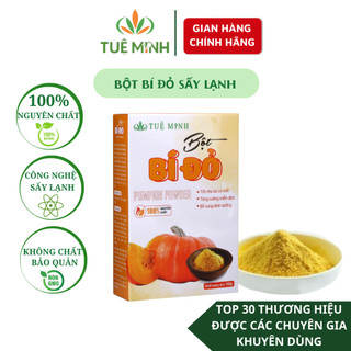Bột Bí Đỏ sấy lạnh nguyên chất Tuệ Minh