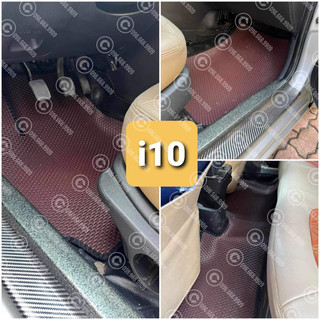 Thảm Lót sàn xe Hyundai i10 cao su may viền