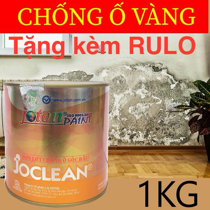 lon 1L Sơn chống ố vàng cao cấp chính hãng công ty Joton Joclean
