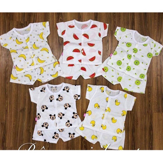 [Set 5 bộ] Đồ Mặc Nhà "Cộc khuy chuối " Carrter cho bé 3 - 14kg