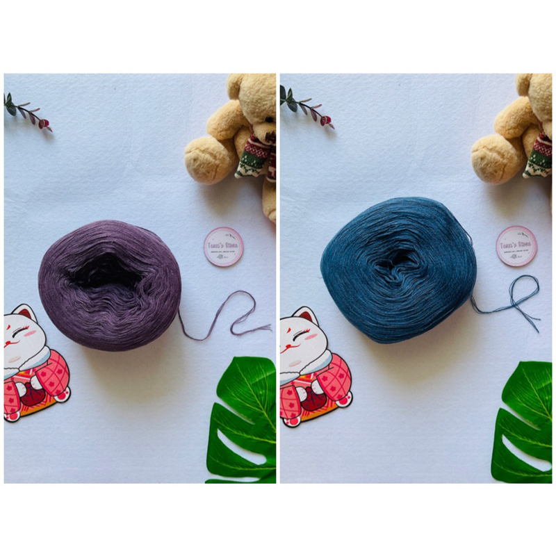 Yarn - Sợi Linen 100% và 70 - 80% | Sợi chập cỡ sợi từ 0.6mm ~ 0.8mm | Đan móc áo váy mùa hè | Terri Store