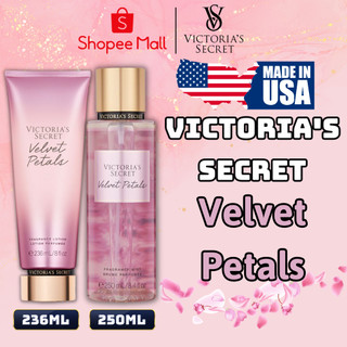 Body Mist Victoria Secret Chính Hãng Velvet Petals, Xịt Thơm Body Toàn Thân Hương Nước Hoa 250ml