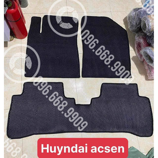 Thảm Lót sàn xe Hyundai Accent cao su may viền