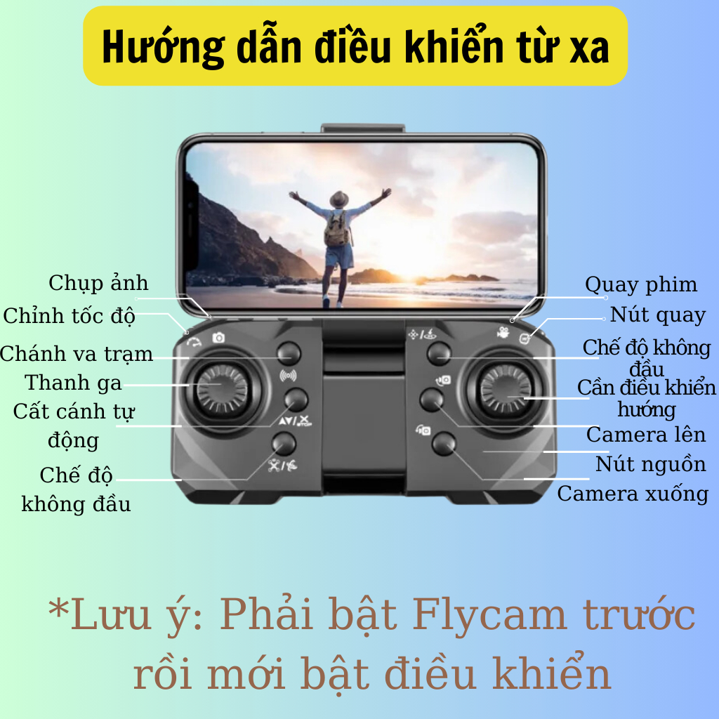 Flycam động cơ không chổi than giá rẻ F198, Máy bay điều khiển từ xa cho người mới chơi Potatos | BigBuy360 - bigbuy360.vn
