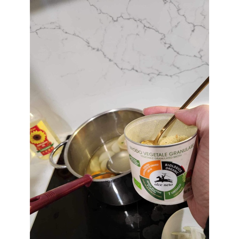 Hạt nêm rau củ hữu cơ Alce nero Ý