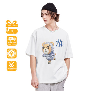  Áo Thun Gấu NY Unisex Form rộng 100% Cotton 2 chiều không phai Local Brand AC343