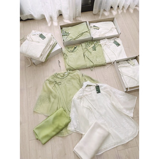 ☘️ SET166- SET PHÁP PHỤC CỔ TẾT CÚC NGỌC 💎