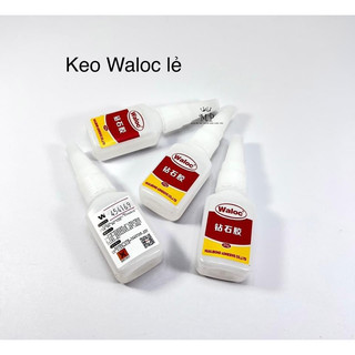 Keo waloc (bê tông)dán móng - dán đá đính móng tay chân