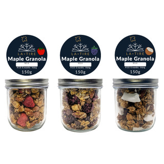 Maple Granola 150g 🍓 Strawberry ∙ Blackberry 🥥 Macapuno