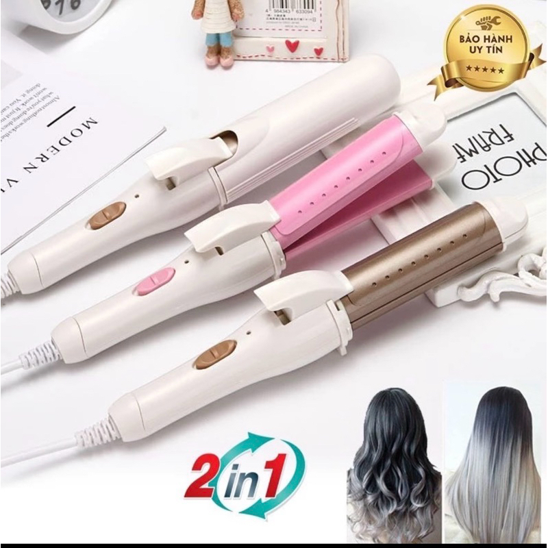 Máy làm tóc Nova 809 2 in1 uốn duỗi đa năng