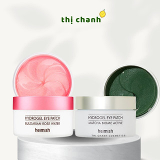 Mặt nạ mắt chống nhăn, sáng da Heimish Bulgarian Rose, Matcha Boime Hydrogel Eye Patch