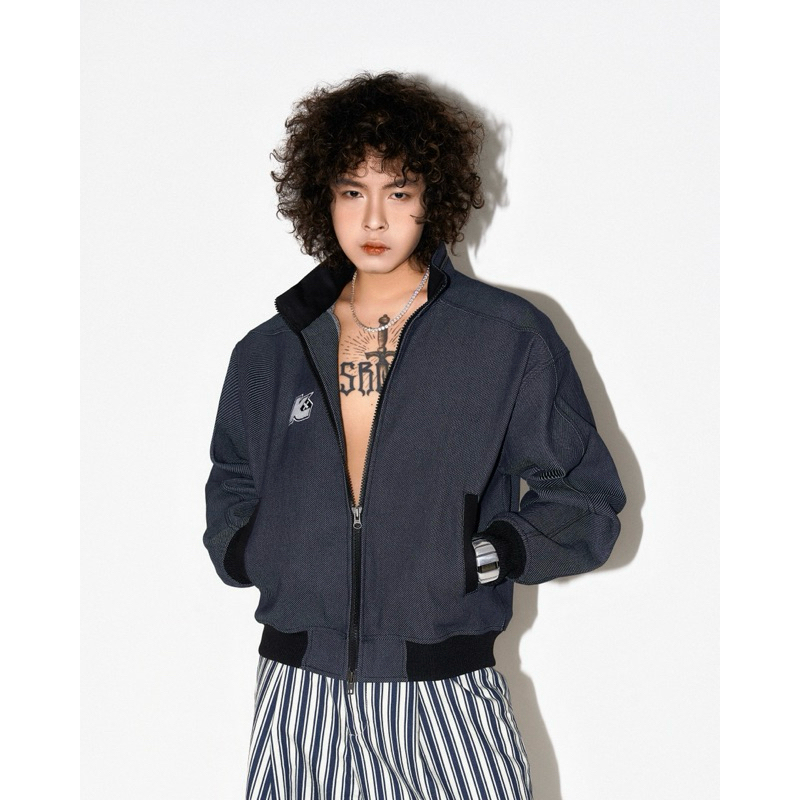 Áo khoát “KEITO” denim Bomber