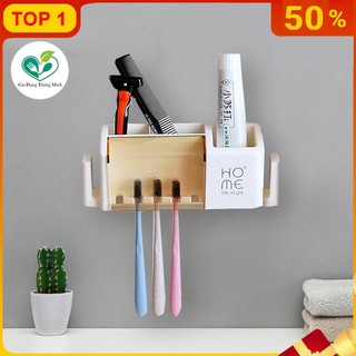 Kệ để Bàn Chải, Kem Đánh Răng Dán Tường -E25