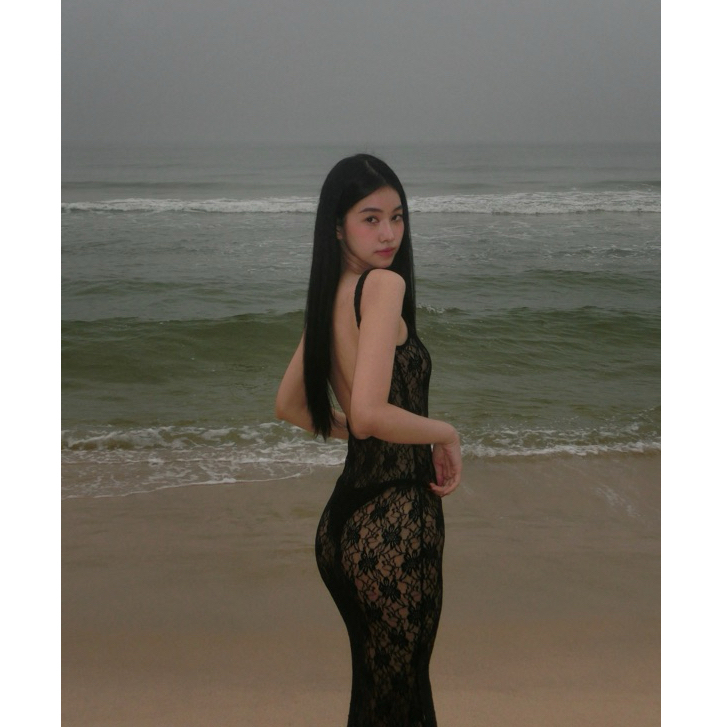 Váy ren đuôi cá khoét lưng - Vietanhsng