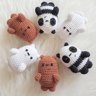 Móc khoá handmade we bae bear