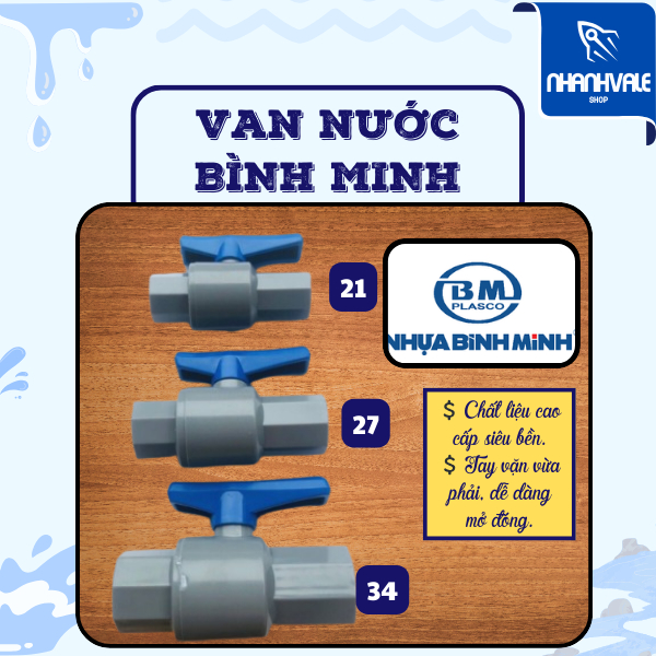 Van cầu Bình Minh ∅21 / ∅27 (21mm / 27mm)