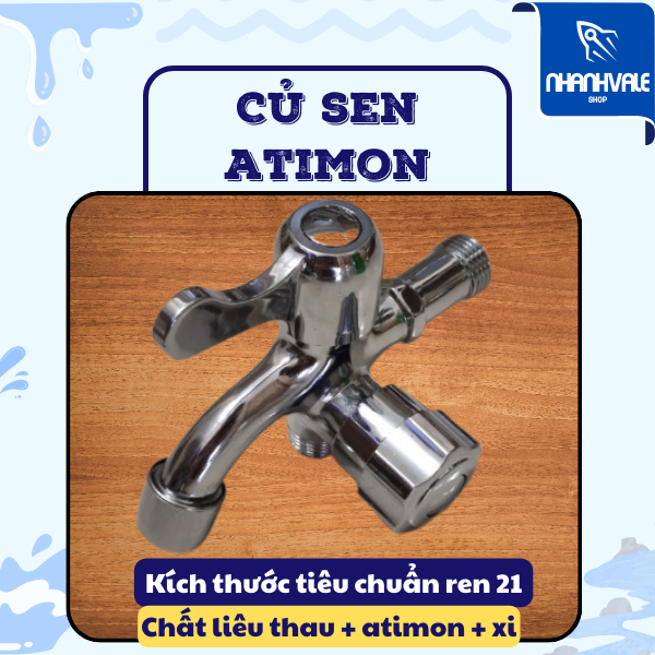 Củ sen sen tắm lạnh - tay cầm atimon