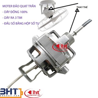 Moter quạt trần đảo - 100% đồng