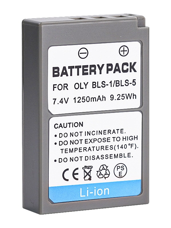 Pin, Sạc BLS1 BLS5 cho Olympus E-PL2, OMD E-M10 II EPL6 EPL9 EPL7 EPL8 EPM2, ...