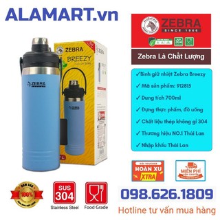 Bình giữ nhiệt zebra breezy 700ml - 912815