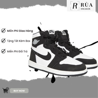 Giày Jordan_Cổ Cao, Giày Jordan_Panda Xám Milan Hồng Hàng Đẹp Full Box Bill