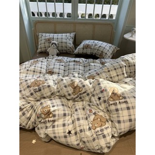 Sét Ga Gối kèm Vỏ Chăn EverDream 157 loại nhập khẩu, 100% Cotton Living 4 Món cao cấp, Đủ mọi Kích Thước