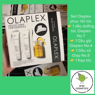 Set dưỡng tóc olaplex healthy shine hair essentials