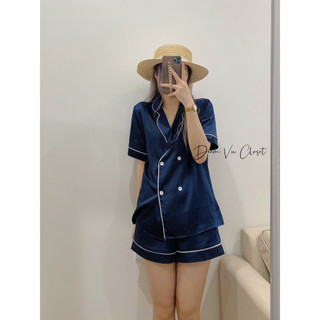 [Hình thật] Pijama lụa cao cấp, đồ ngủ nữ, đồ mặc nhà chất mềm mịn