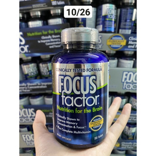 Viên Uống Bổ Não FOCUS Factor – Tăng Cường Trí Nhớ - 180 viên
