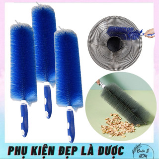 Chổi phủi bụi màn hình, chổi vệ sinh quạt,cọ rửa xe máy. có cán cầm, lông bàn chải chất liệu nhựa, chổi quét đa nằn