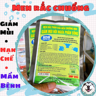 Men rắc chuồng gà, phân hủy, giảm mùi hôi chuồng gói 100gram