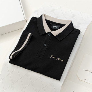 Áo Polo Nam Phối Cổ Rayon 01 Deme Tặng Kèm Dịch Vụ Thêu Tên Riêng, Áo Polo Nam Nữ, Áo Polo Đôi Thêu Tên Theo Yêu Cầu