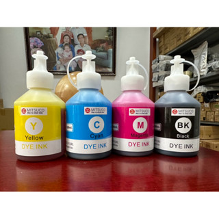 Bộ mực nước (4 màu) cho máy in phun Canon, HP 100ml | Mực MITSUCO