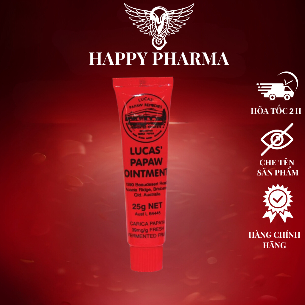 Kem đu đủ đa năng Lucas Papaw Ointment 25gr