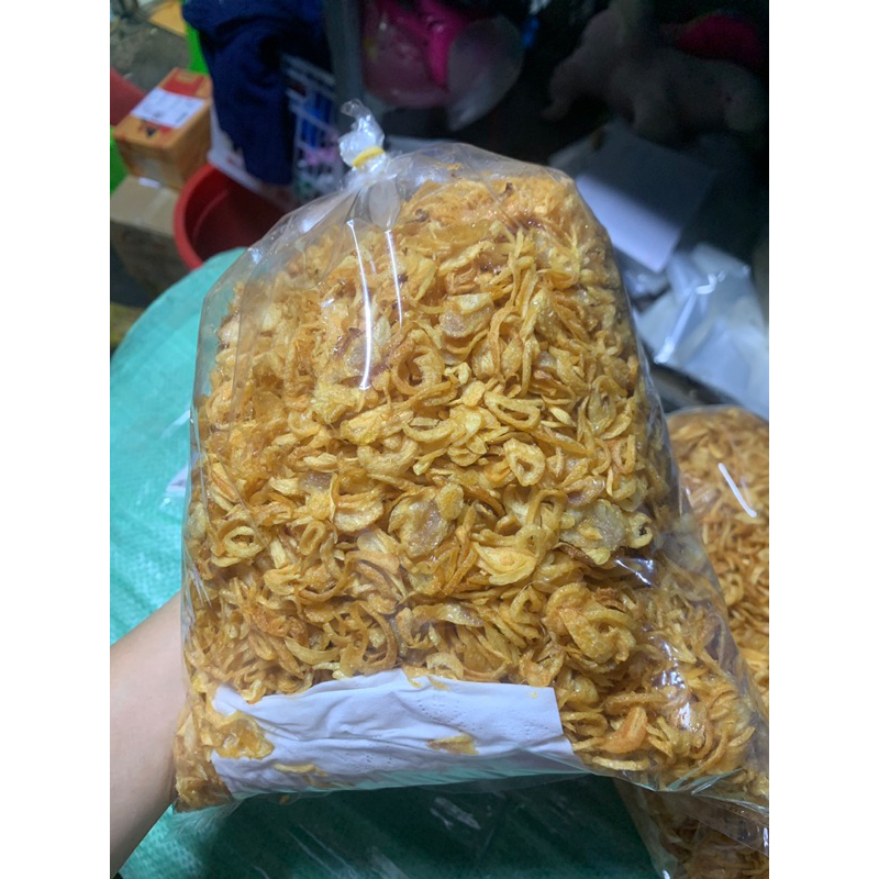 1kg hành phi nhà làm không bột