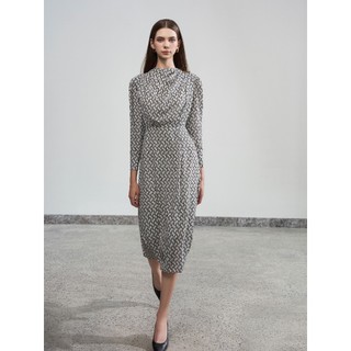 D.CHIC Váy dài tay cổ leo MS: 2813417