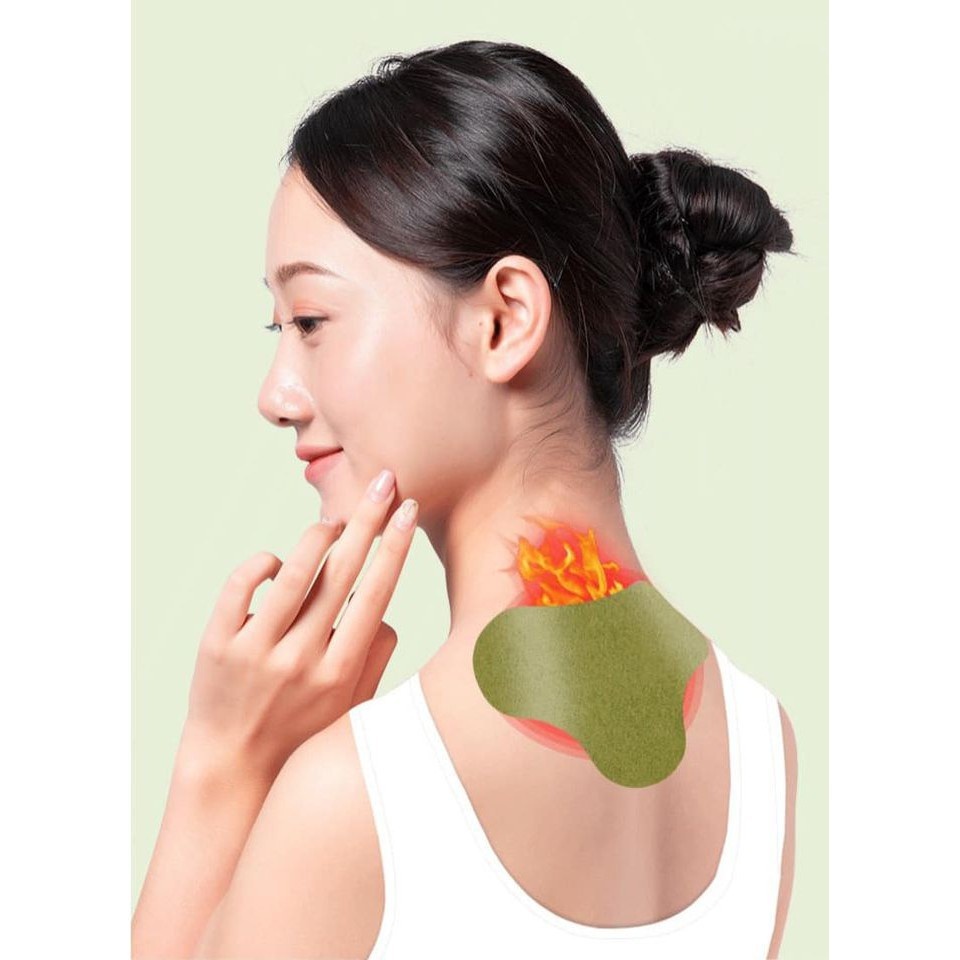 Hộp miếng dán ngải cứu, giảm đau mỏi vai gáy, thải độc