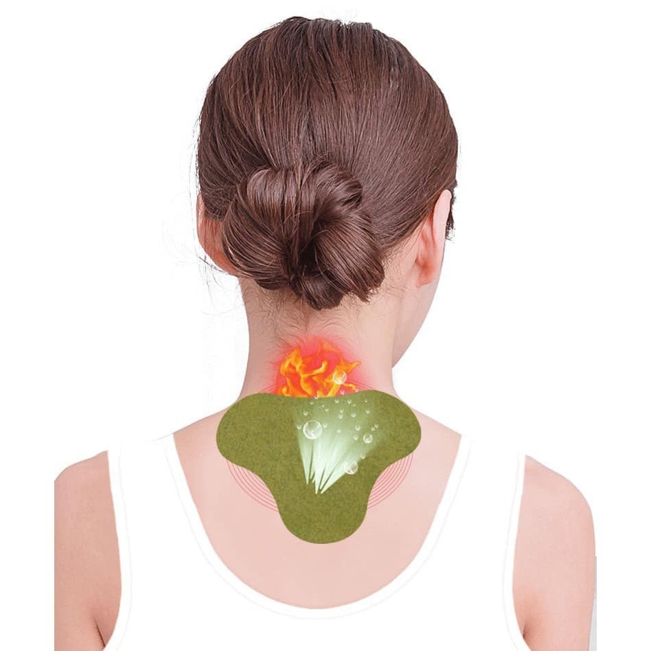 Hộp miếng dán ngải cứu, giảm đau mỏi vai gáy, thải độc