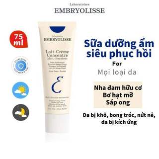 Sữa Dưỡng Ẩm Siêu Phục Hồi Embryolisse Lait Creme Concentre 75ml (cosmetic)