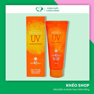 Kem Chống Nắng Premium Deoproce UV SunBlock Cream SPF 42 PA++ Hàn Quốc - 100g