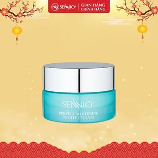 Kem dưỡng ẩm Sennio Perfect Whitening Night Cream  dưỡng trắng da mặt ban đêm tái tạo và phục hồi da 30g SNO 830