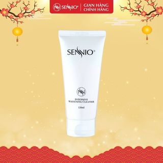 Sữa rửa mặt dưỡng trắng da Sennio Intensive Whitening Cleanser tạo bọt cấp ẩm phù hợp cho da nhạy cảm 120ml SNO 601