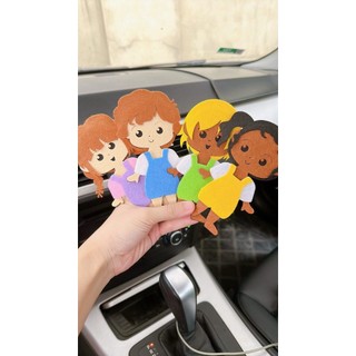 Một Búp Bê Vải Ngẫu Nhiên Chơi Kèm Bộ Sổ Tay Thời Trang Thay Đồ Búp Bê, Sách Vải Sáng Tạo Cho Bé - Khasa Việt Nam
