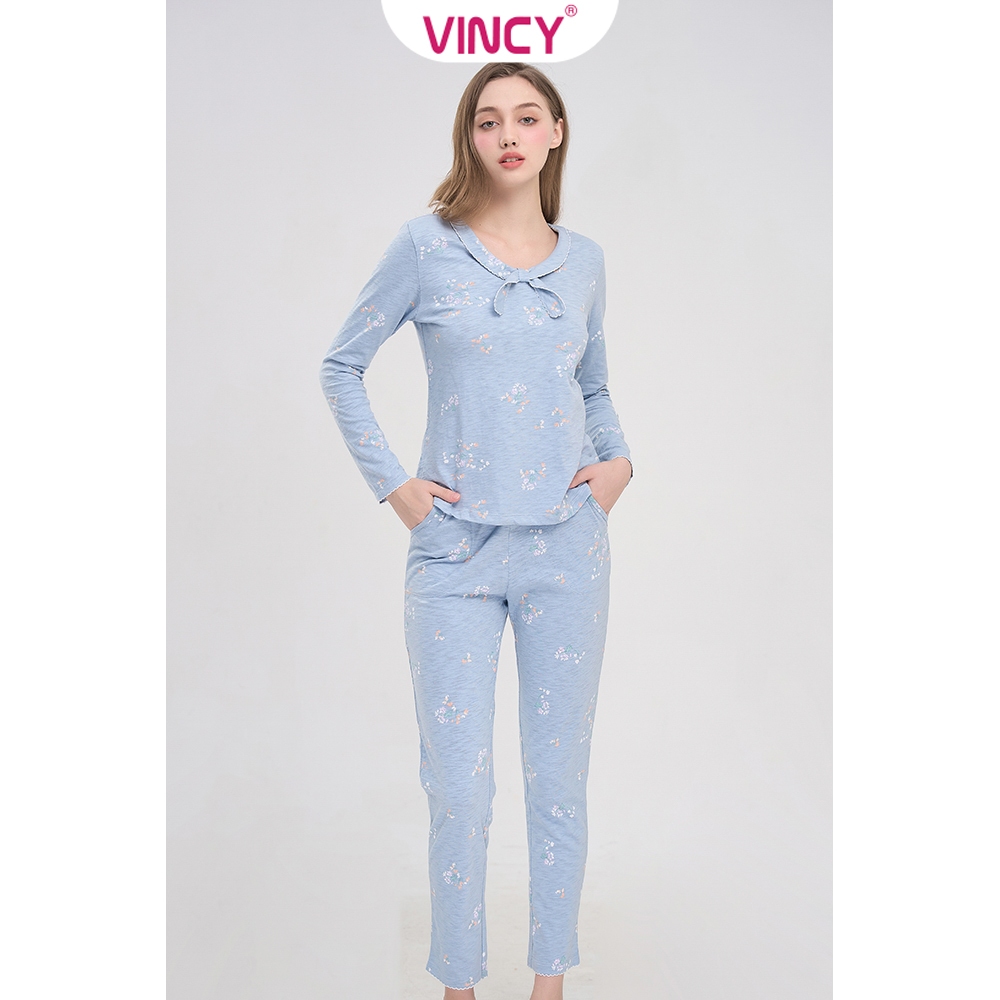 Bộ Đồ Thun Dài Nữ Vincy BTD090W21